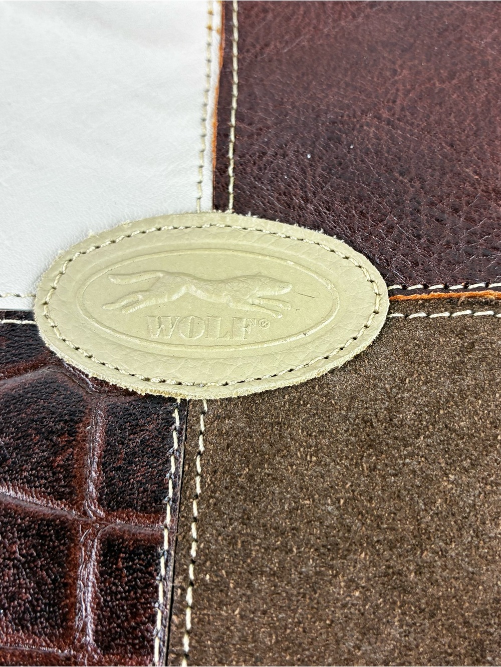 Wolf Leather Patchwork Large Purse Tote - Picture 5 of 8